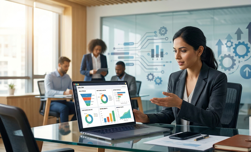 Transforma tu Negocio con Zoho CRM a Medida